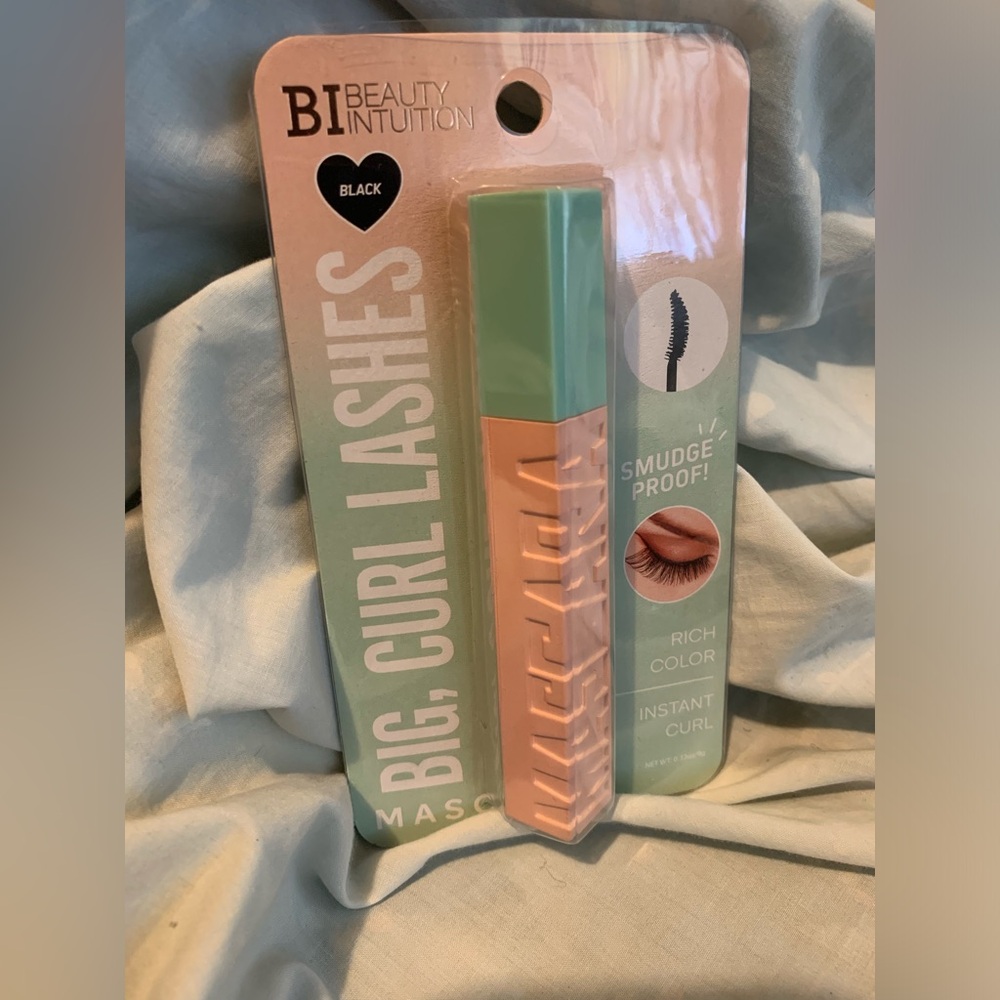 ✨⚡️💥Beauty Intuition Smudge-Proof Black Mascara Large Curly Hair (Cruelty-Free)
